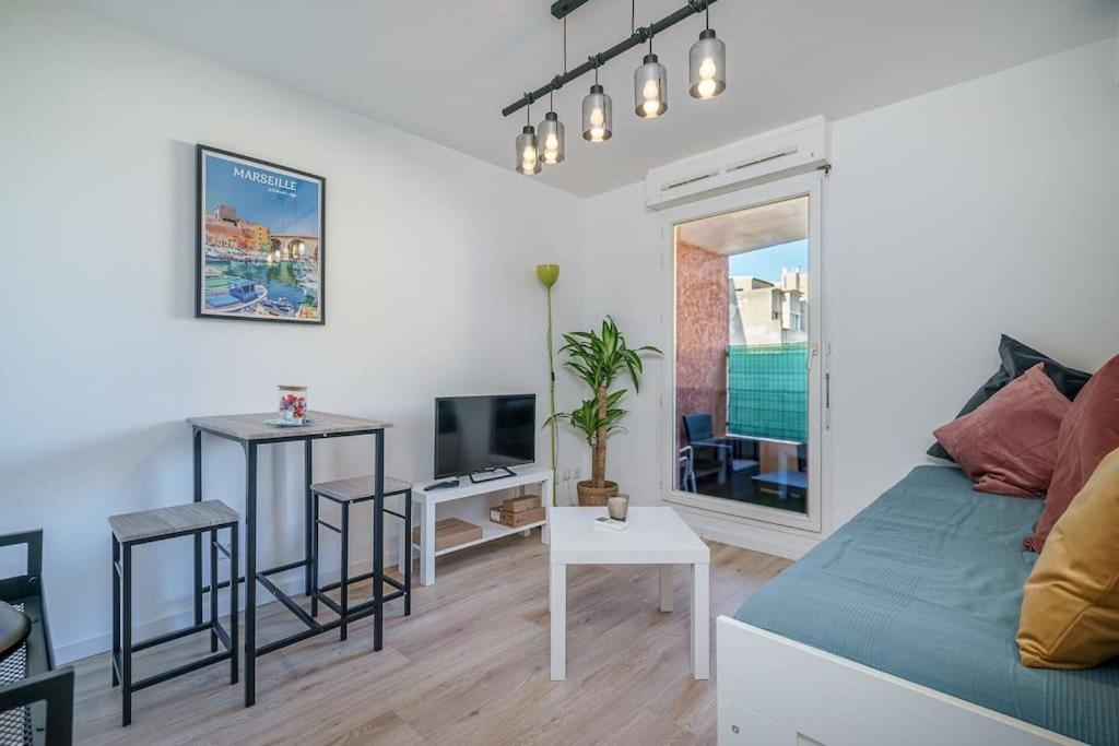 Air-Conditioned Apartment Terrace Gare St Charles Marseille Exteriör bild
